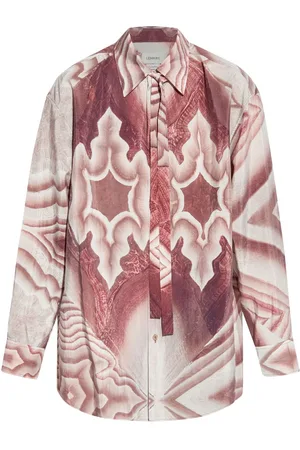 LEMAIRE Camisa con estampado gráfico