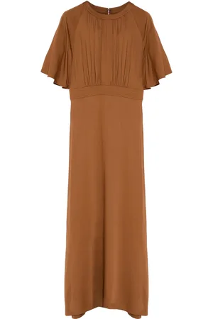 YVES SALOMON Vestido con cinturón