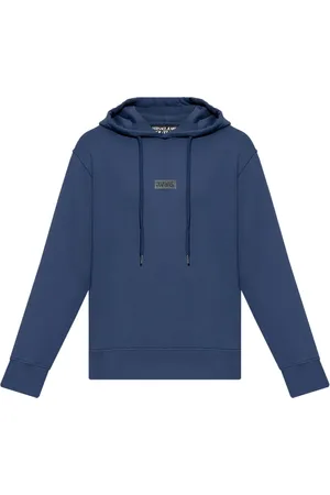 VERSACE Hoodie con placa del logo