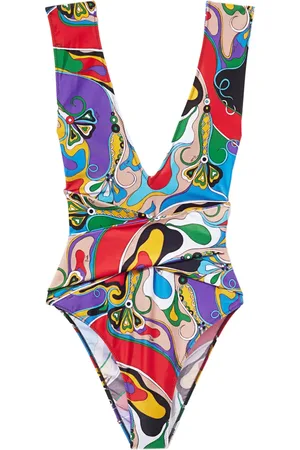 Puccini Traje de baño con estampado Orchidee