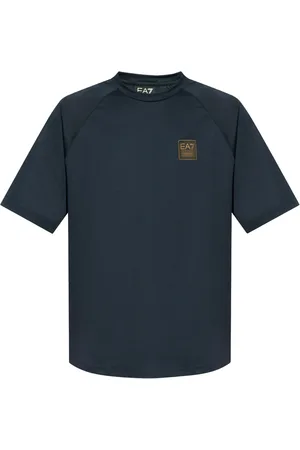EA7 Playera con parche del logo