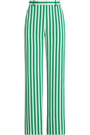 Ralph Lauren Pantalones acampanados con rayas estampadas