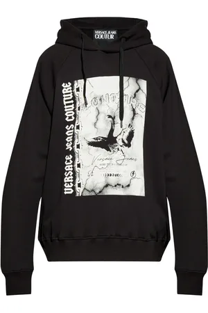 VERSACE Hoodie con logo estampado