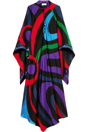 Puccini Caftán con estampado Marmo