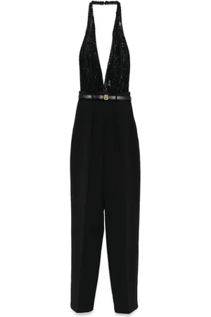 Elisabetta Franchi Jumpsuit con detalles de lentejuelas