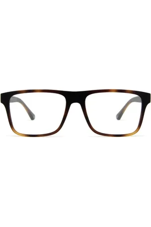 Emporio Armani Lentes con armazón estilo carey