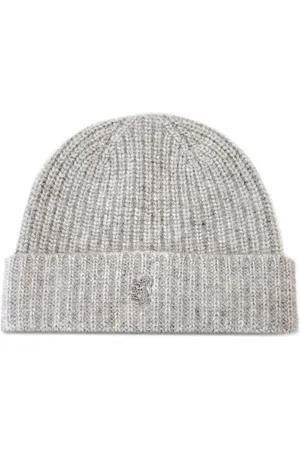 PRINGLE OF SCOTLAND Gorro de cachemira tejido de canalé