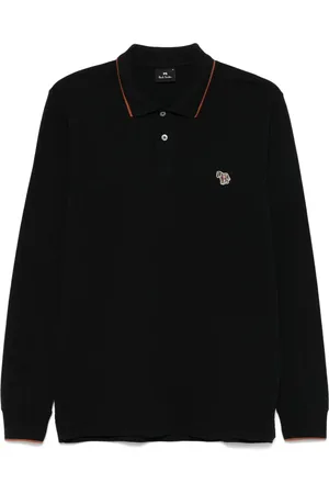 Paul Smith Playera tipo polo con parche del logo