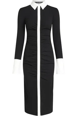Karl Lagerfeld Vestido estilo playera tipo polo manga larga