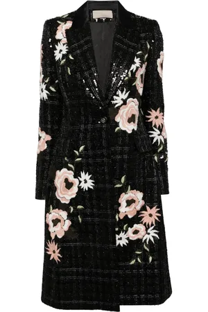 Elie saab Abrigo de tweed