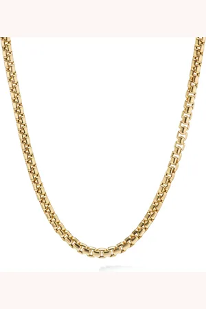 David Yurman Collar Box Chain en oro amarillo de 18kt de 2.7mm