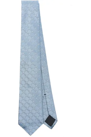 Gucci Corbata de seda con logo en jacquard