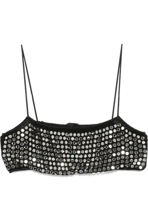 Oseree Top con detalles de cristal