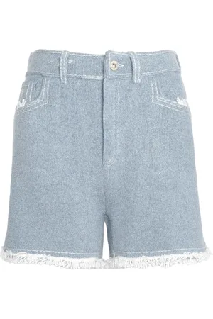Barrie Shorts de tejido fino con flecos