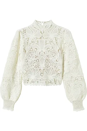 Twin-Set Top tejido de crochet