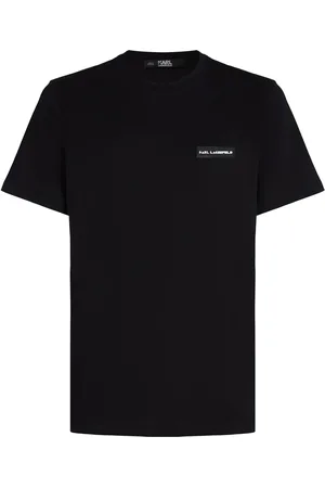 Karl Lagerfeld Playera de parche de goma