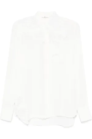ERMANNO SCERVINO Camisa con aplique de encaje