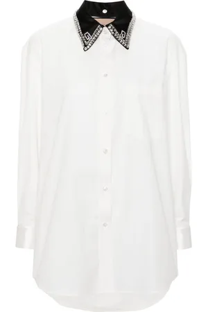Gucci Camisa con cuello removible