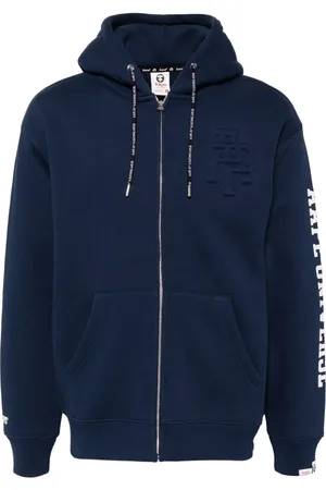 A Bathing Ape Chamarra con capucha y logo