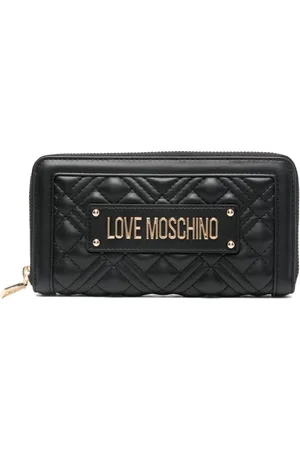 Moschino Cartera con placa del logo