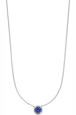 VEYNOU Collar Ava en oro de 14kt con zafiro