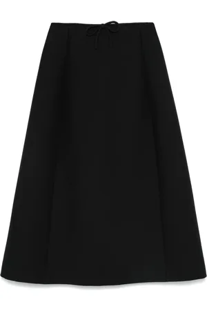 VALENTINO GARAVANI Falda midi con detalle de moño