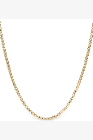David Yurman Collar Box Chain en oro amarillo de 18kt de 2.7mm