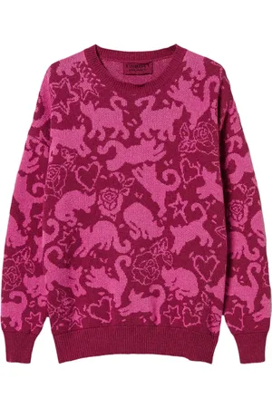 Twin-Set Sudadera tejida con motivo en intarsia
