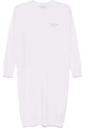 PESERICO SIGN Vestido midi con diseño tejido
