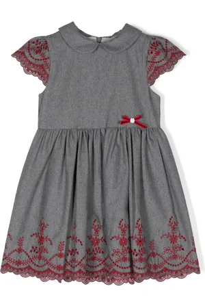 PATACHOU Vestido con bordado inglés