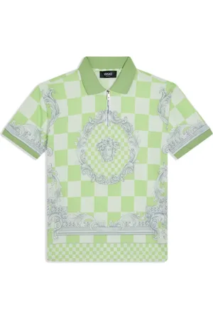 VERSACE Playera tipo polo Medusa Contrasto