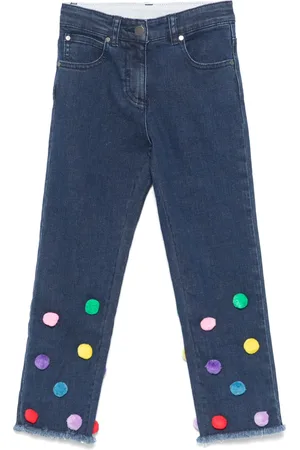 Stella McCartney Jeans con detalle de pompón