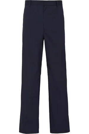 Prada Pantalones tapered con tiro medio