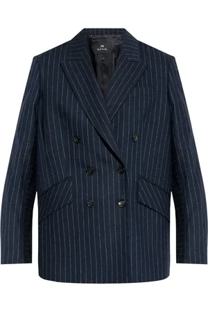 Paul Smith Blazer a rayas diplomáticas y doble botonadura