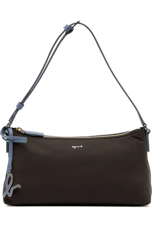 AGNÈS B. Bolsa de hombro con dije del logo