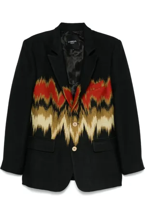 LABRUM Blazer con diseño borroso