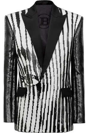 Balmain Blazer con ojo bordado