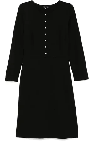 AGNÈS B. Vestido de manga larga