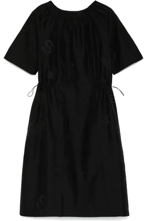 AGNÈS B. Vestido con logo estampado