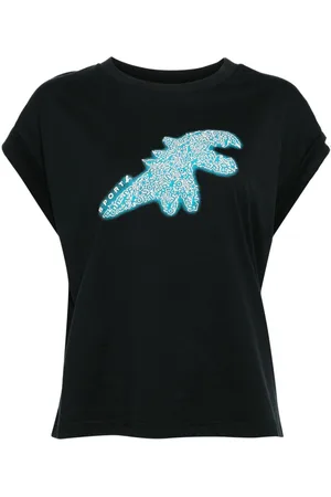 AGNÈS B. Playera con logo estampado