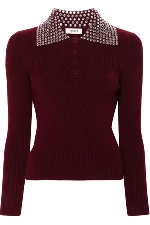 Sandro Top de tejido con detalles