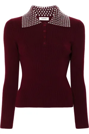 Sandro Top de tejido con detalles