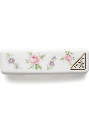 Prada Clip para el cabello con estampado floral
