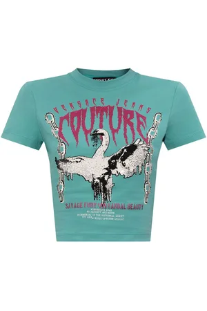 VERSACE Playera Swan Chain