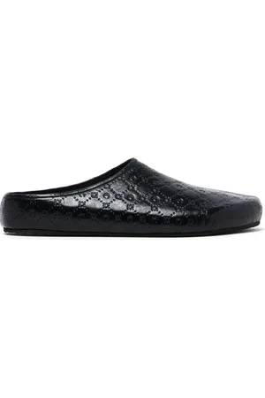 Marine Serre Slippers con motivo Moon en relieve