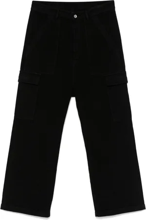 Rick Owens Pantalones cargo con efecto envejecido