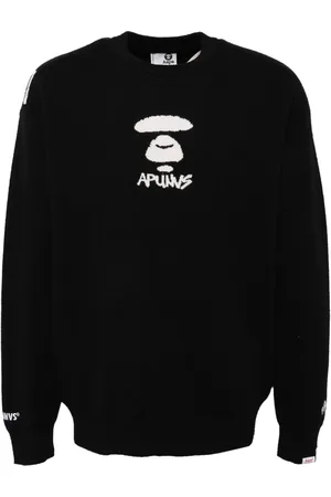 A Bathing Ape Suéter con logo en jacquard