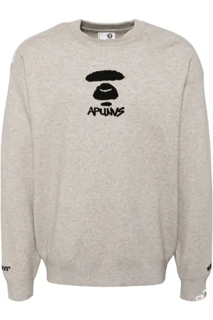 A Bathing Ape Suéter con logo en jacquard