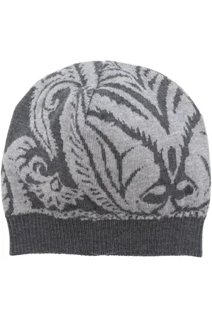Etro Gorro con motivo floral en jacquard