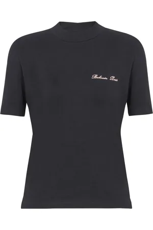 Balmain Playera con logo bordado
